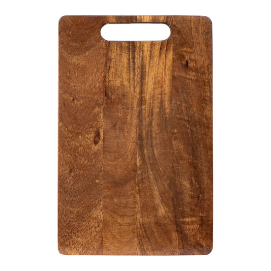 Majeesa Rectangle Mango Wood Chopping Board with Handle.