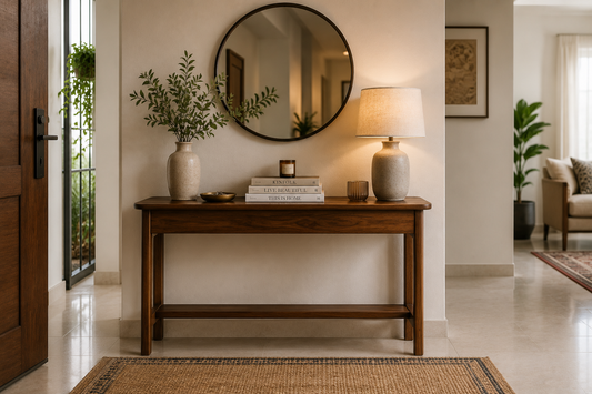 Console Table Size and Styling Guide for Indian Homes