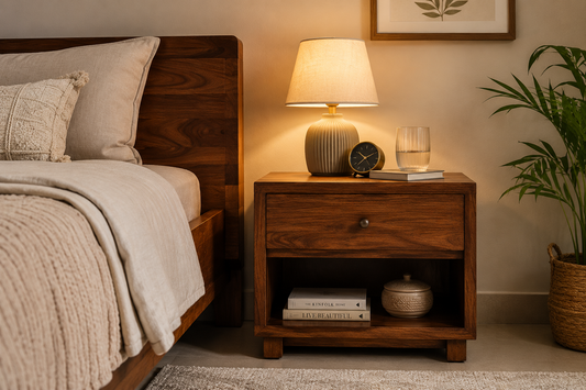   Bedside Table Height Guide Standard Size Indian Bedrooms 