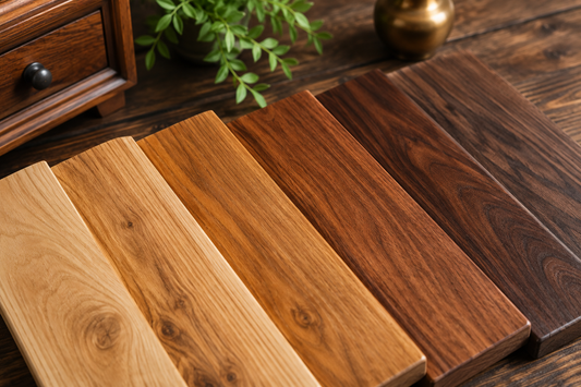 Different wood Finish Samples