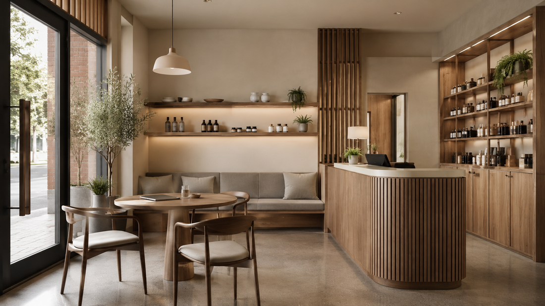 Premium Compact Commercial Interior with Well-Proportioned Furniture and Efficient Space Planning  