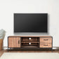 Acenwood Solid Wood TV Units with Storage - RadiantFurn