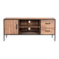 Acenwood Solid Wood TV Units with Storage - RadiantFurn