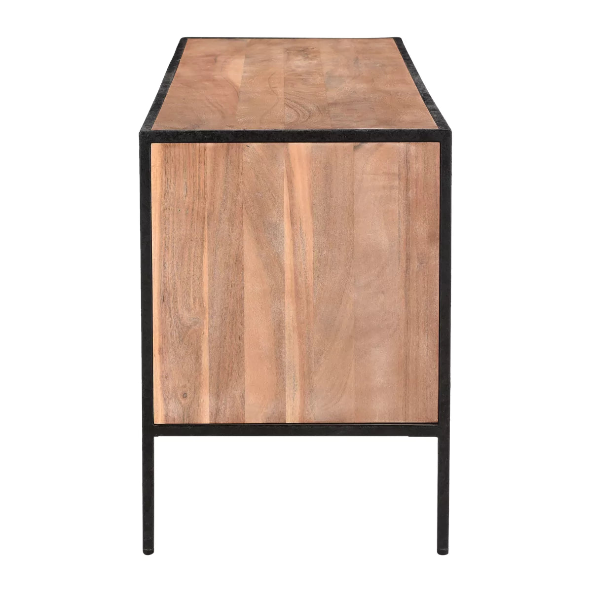 Acenwood Solid Wood TV Units with Storage - RadiantFurn