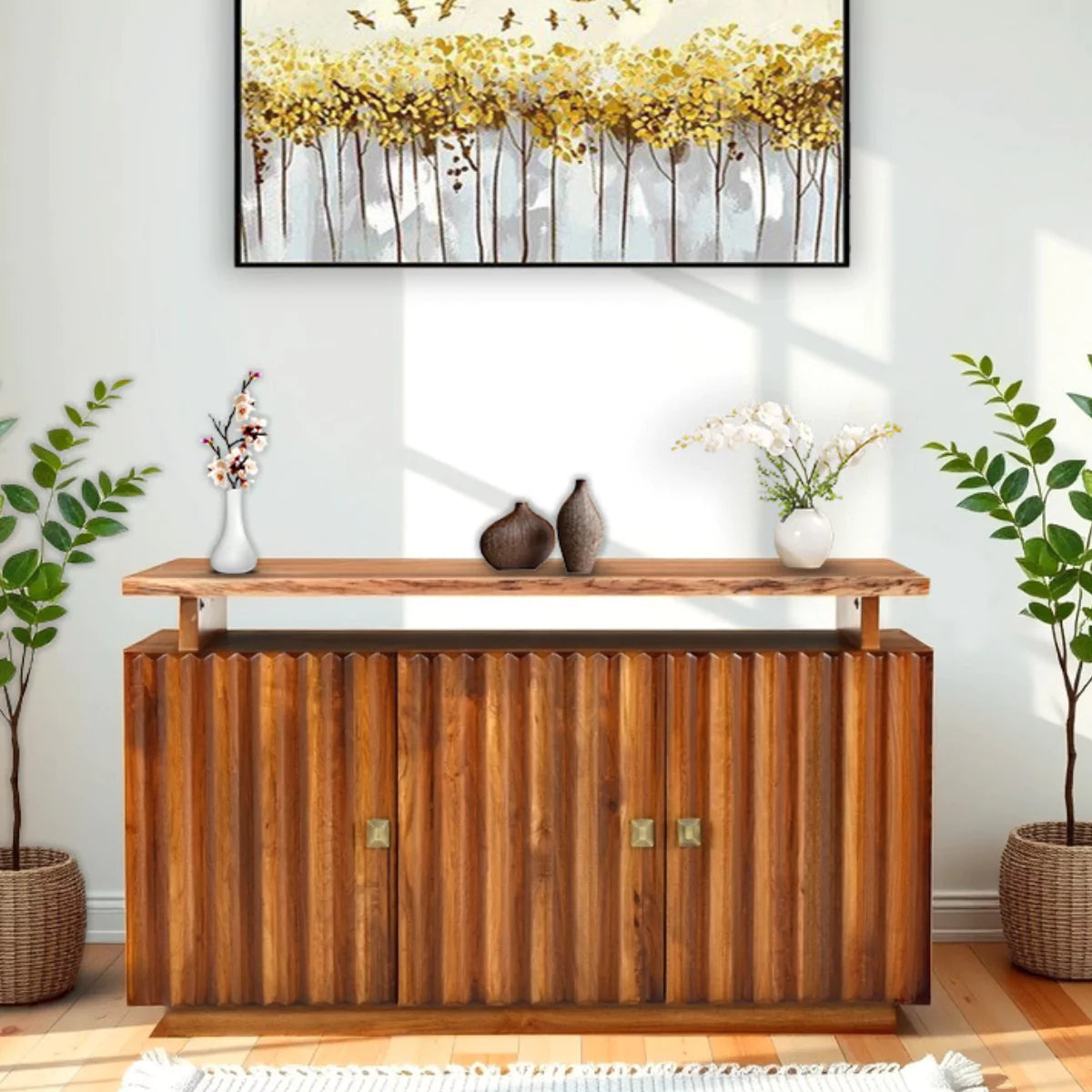 Aranya 3 Door Sideboard - RadiantFurn