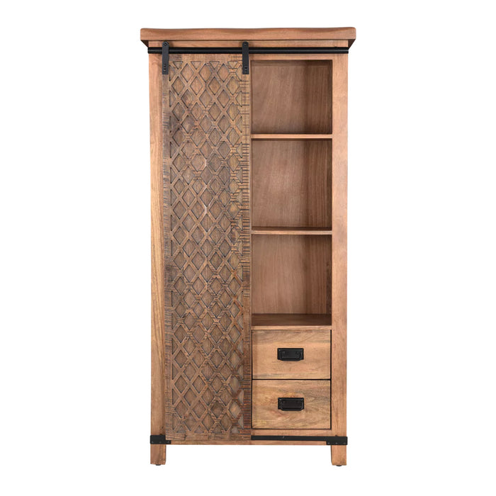 Aviram Wooden Almirah - RadiantFurn