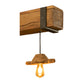 FarmLoom Rustic Reclaimed Wood 3 Bulb Chandelier with Adjustable Wire.