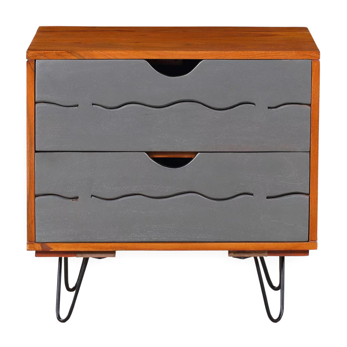 Grewer 2 Drawer Bedside Table – RadiantFurn