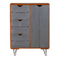 Grewery Cabinet With 1 Door and 3 Drawers - RadiantFurn