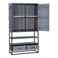 Grey Aara  2 door wardrobe - RadiantFurn