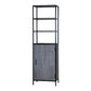 Grey Aara Single Door Wardrobe - RadiantFurn