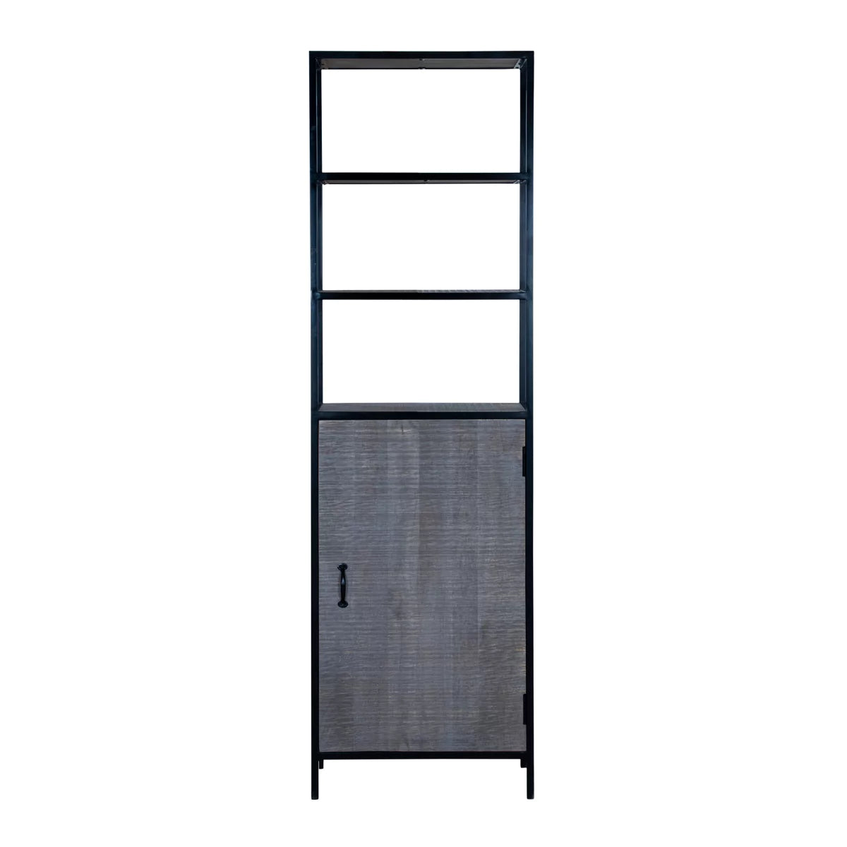 Grey Aara Single Door Wardrobe - RadiantFurn