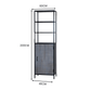 Grey Aara Single Door Wardrobe - RadiantFurn