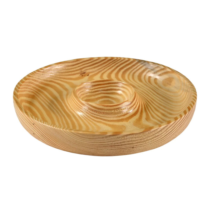 Maajeesa Solid Wood Round Starters Plate - RadiantFurn