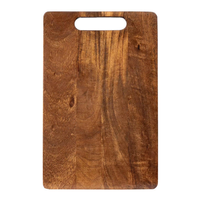 Majeesa Rectangle Mango Wood Chopping Board with Handle.