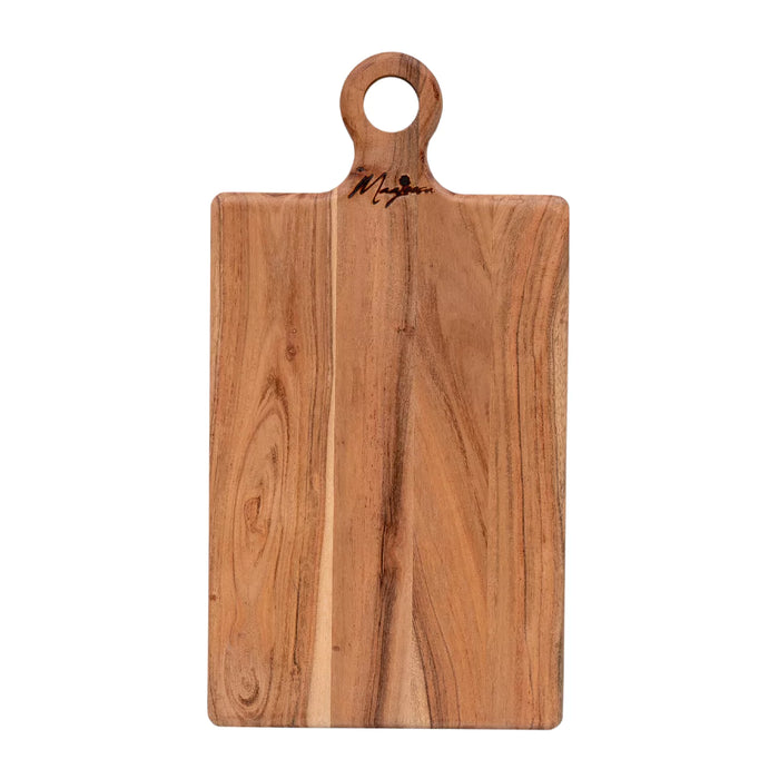 Majeesa Rectangle Wooden Chopping Board with Handle for Kitchen.