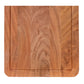 Majeesa Rustic Solid Acacia Wood Chopping Board with Handle for Kitchen.