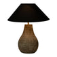 Noctura Rustic Modern Natural Wooden Lamp With Bulb (Without Shade).