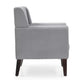 Nuvessa Mid Century Upholstered Grey Sofa Chair