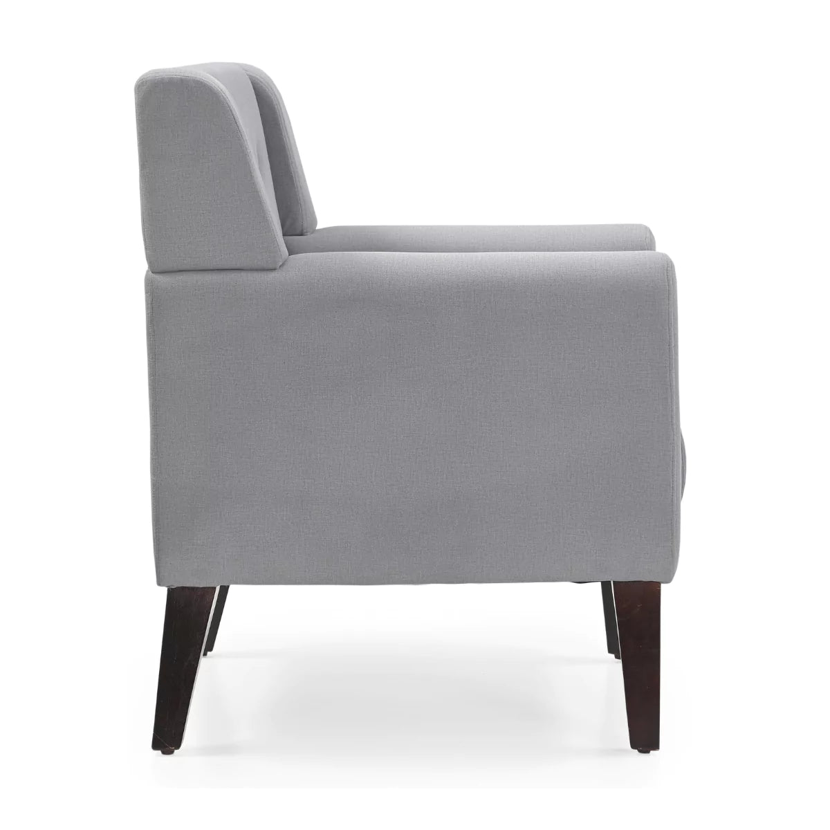 Nuvessa Mid Century Upholstered Grey Sofa Chair
