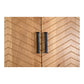 Relya Solid Natural Oak Wood 4 Door Almirah.