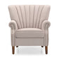 Scallura Upholstered Single Sofa Chair with Wooden Legs