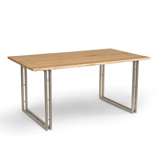 Solvara Solid Wood Modern Contemporary Rectangle Dining Table