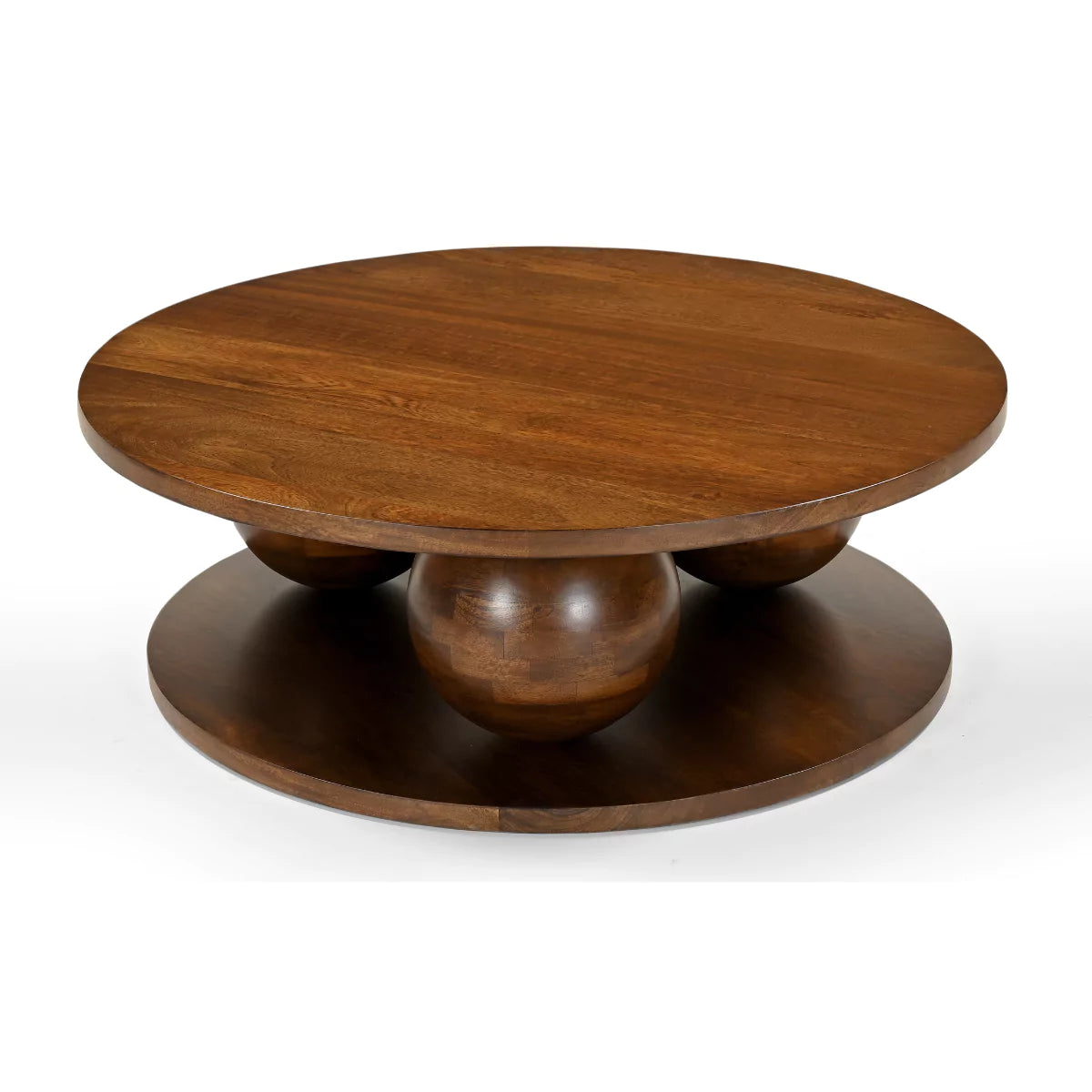 Spherica Solid Wood Contemporary Modern Round Center Table – RadiantFurn