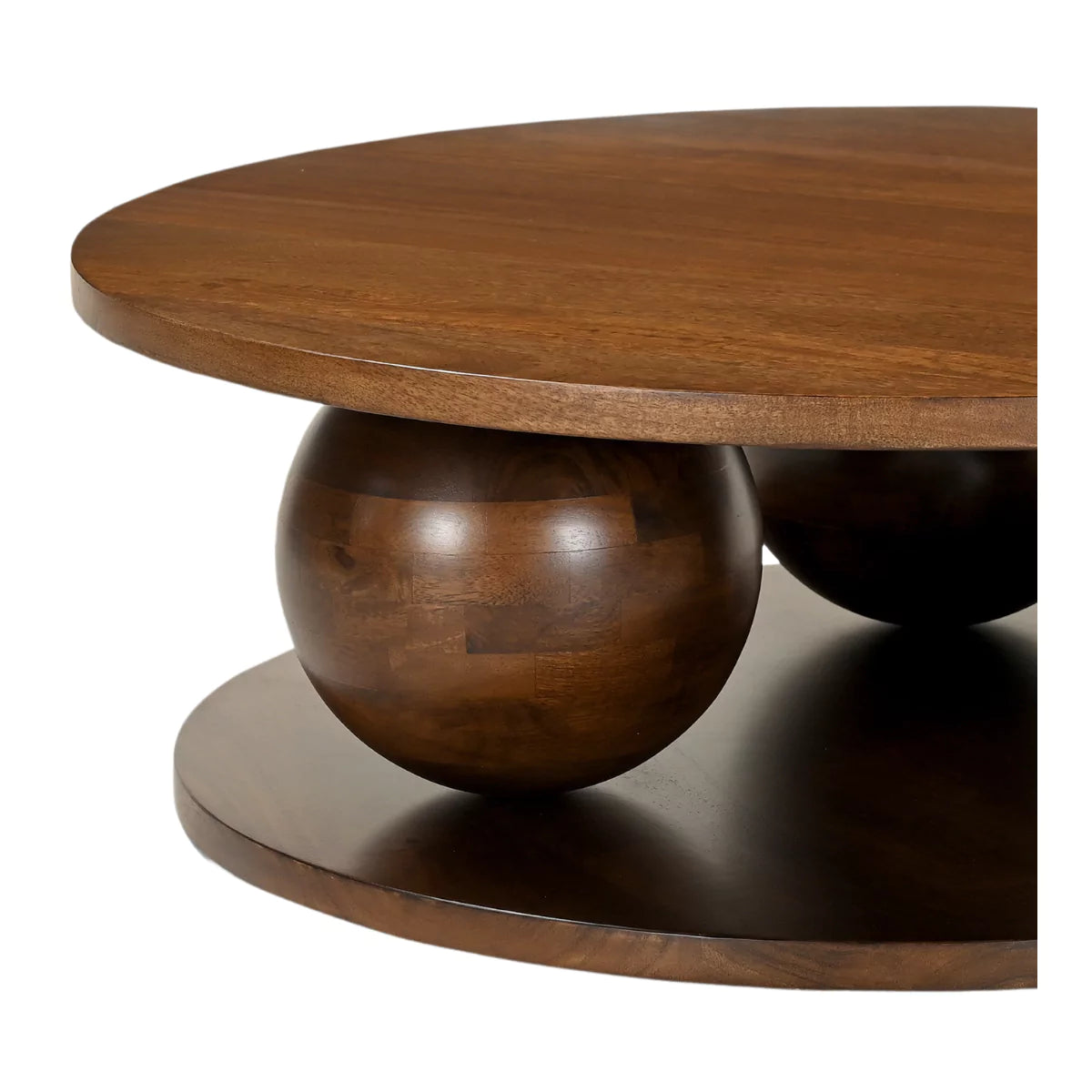 Spherica Solid Wood Contemporary Modern Round Center Table – RadiantFurn