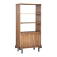 Trilona Bookshelf With Doors - RadiantFurn
