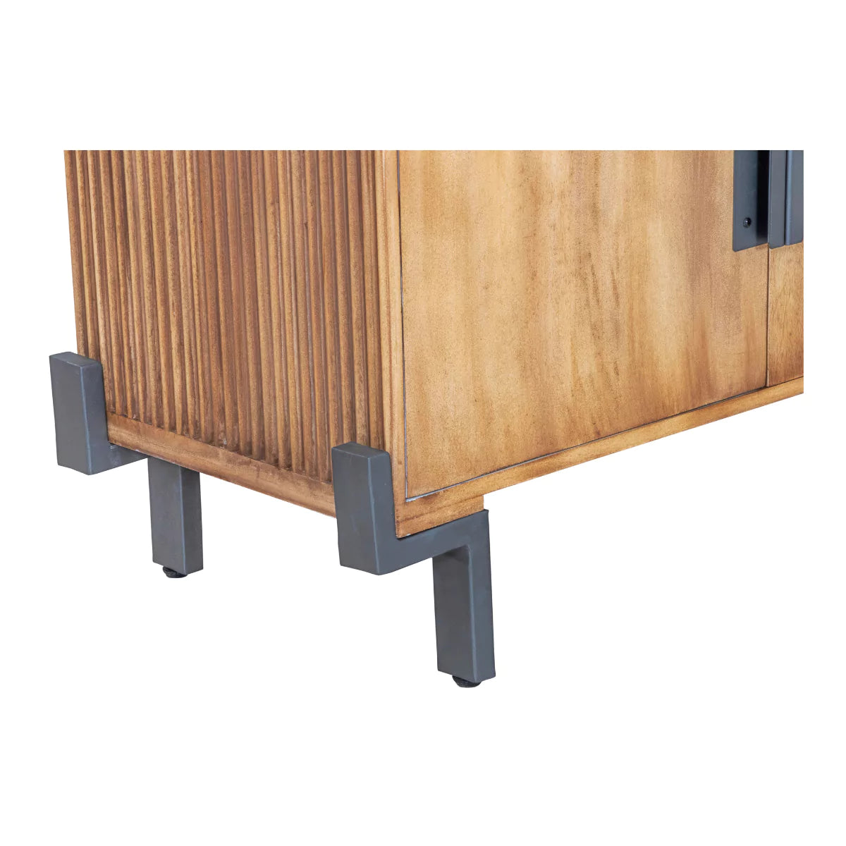 Trilona Bookshelf With Doors - RadiantFurn