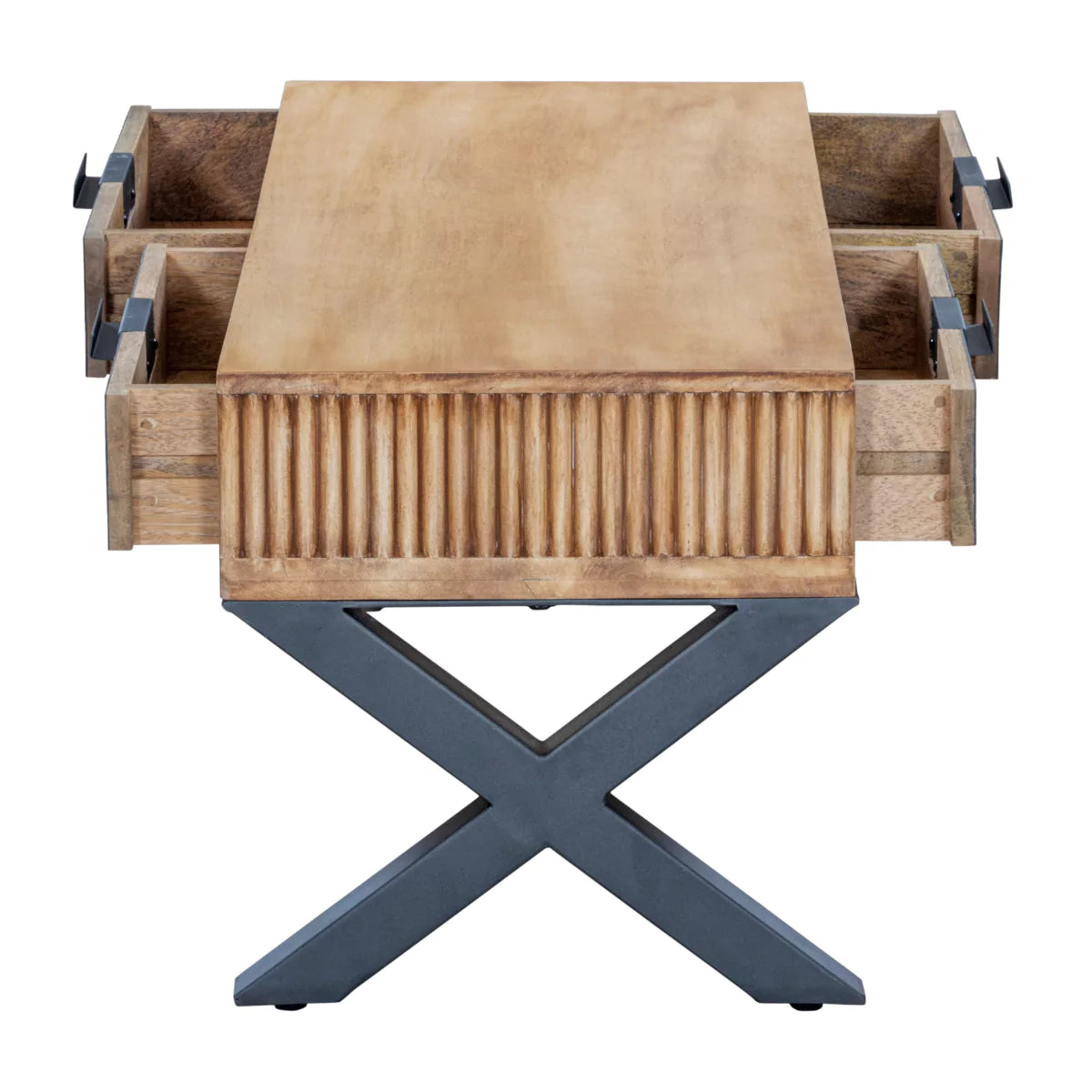 Trilona Coffee Table With 4 Drawers - RadiantFurn