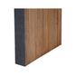 Trilona Solid Wood Modern Rectangle 6 Seater Dining Table