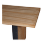 Trilona Solid Wood Modern Rectangle 6 Seater Dining Table