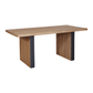 Trilona Solid Wood Modern Rectangle 6 Seater Dining Table