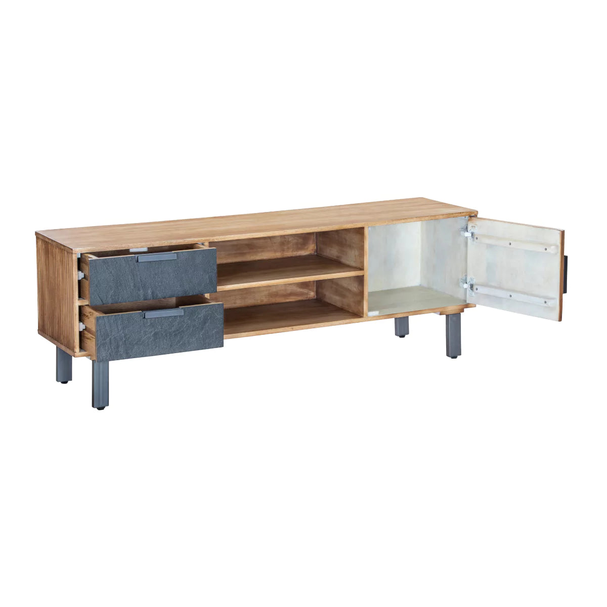 Trilona TV Unit With 1 Door and 2 Drawers - RadiantFurn