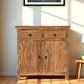 Varenthia Neem Wood 2 Door and 2 Drawer Small Sideboard.