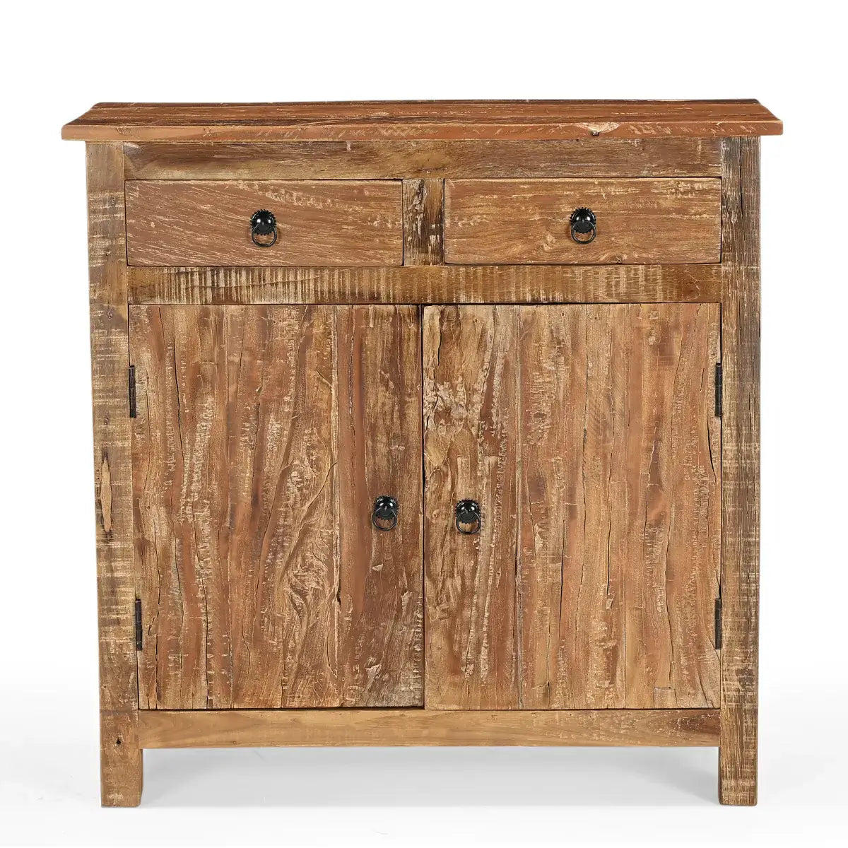Varenthia Neem Wood 2 Door and 2 Drawer Small Sideboard.