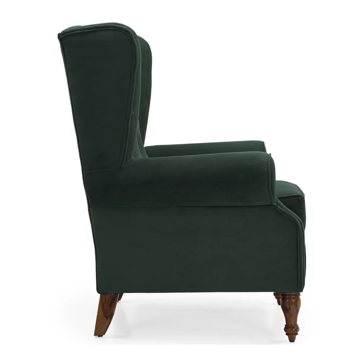 Velviora Timeless Tufted Wingback Armchair