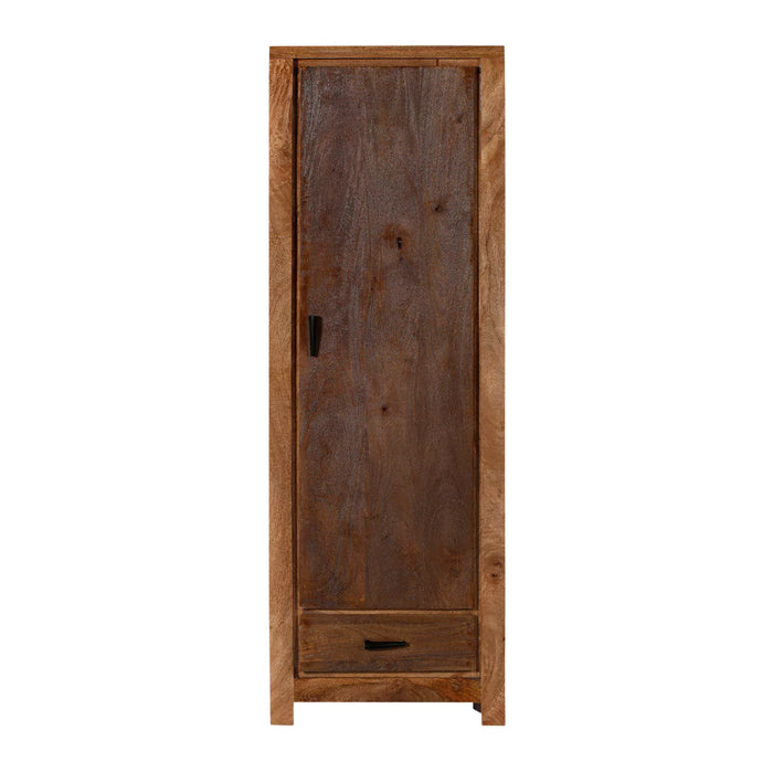 Zyvaan Single Door Wardrobe - RadiantFurn