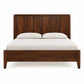 Tavrinya Solid Mango Wood Bed with Panel Headboard
