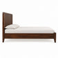 Tavrinya Solid Mango Wood Bed with Panel Headboard