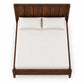 Tavrinya Solid Mango Wood Bed with Panel Headboard